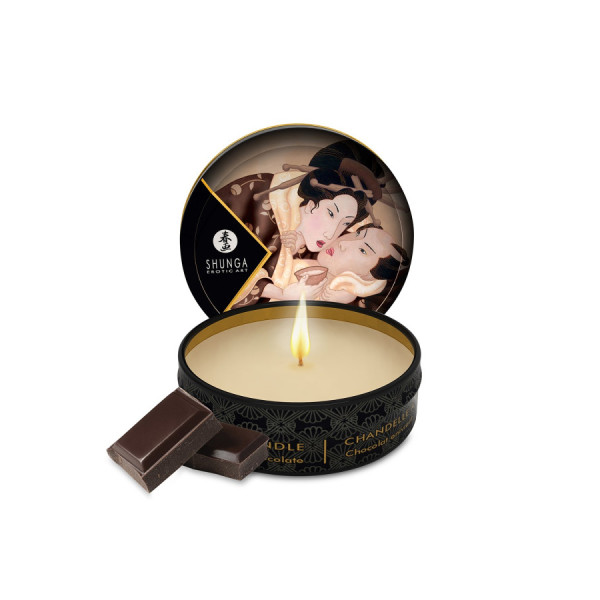 Mini bougie de massage chocolat 30ml 